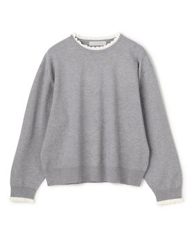 【アンフィーロ 自由区/UNFILO】のフリルトリミング ニット 人気、トレンドファッション・服の通販 founy(ファニー) ファッション Fashion レディースファッション Fashion for Women トップス・カットソー Cut & Sew Tops ニット Knit Tops & Sweaters ウォッシャブル Machine Washable シルク Silk, 100% Silk ストレッチ Stretch, Stretchy Fabric セーター Sweater, Knitwear トリミング Trimming, Decorative Edge フリル Frill, Ruffle レース Lace, Lace Fabric A/W・秋冬 Autumn/Winter |ID:prp329100004777396