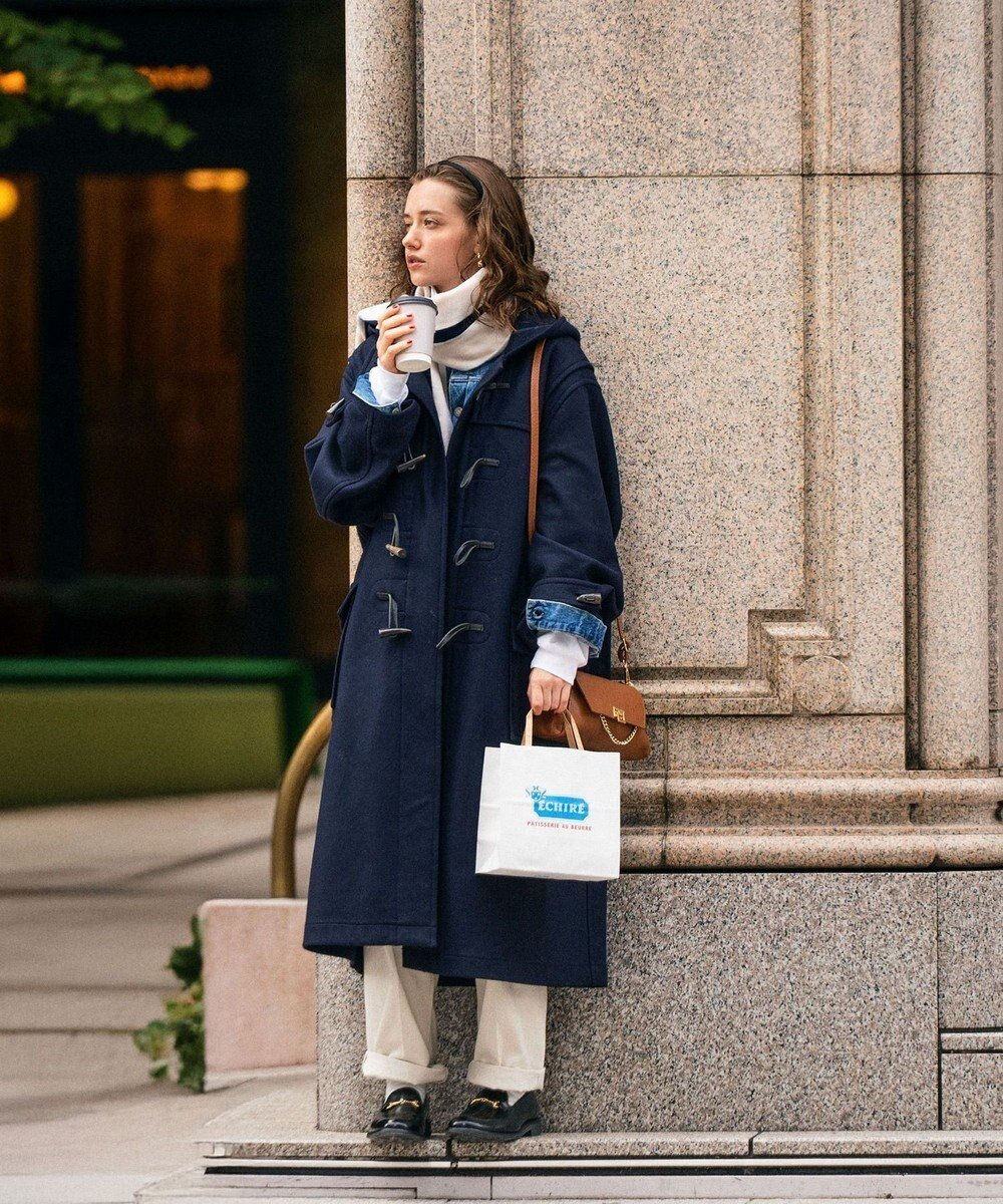 【リノ/LENO】のDUFFEL COAT 《MONTGOMERY×LENO》《UNISEX》 ダッフルコート 人気、トレンドファッション・服の通販 founy(ファニー) 　ファッション　Fashion　レディースファッション　Fashion for Women　アウター　Coat / Outerwear Collection　コート・ロングコート・ピーコート　Long Coats, Peacoats & More　レディースジャケット・軽アウター　Jackets　ダッフルコート　Duffle Coats　イタリア　Italy　インナー　Innerwear　ジャケット　Jacket, Outerwear　ダッフルコート　Duffle Coat, Toggle Coat　デニム　Denim, Jeans Material　ボックス　Boxy, Box Shape　別注　Limited Edition, Custom Order　防寒　Cold Protection, Winter-Ready　ユニセックス　Unisex, Genderless　ロング　Long, Long-Length　A/W・秋冬　Autumn/Winter　 other-1|ID: prp329100004777403 ipo3291000000034846535