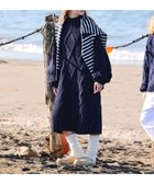 【リノ/LENO】のARAN ONEPIECE アラン柄ニットワンピース 人気、トレンドファッション・服の通販 founy(ファニー) ファッション Fashion レディースファッション Fashion for Women ワンピース Dresses ニットワンピース Knit Dresses ジャケット Jacket, Outerwear セーター Sweater, Knitwear デニム Denim, Jeans Material 冬 Winter / This Winter A/W・秋冬 Autumn/Winter thumbnail NAVY|ID: prp329100004777405 ipo3291000000034639776