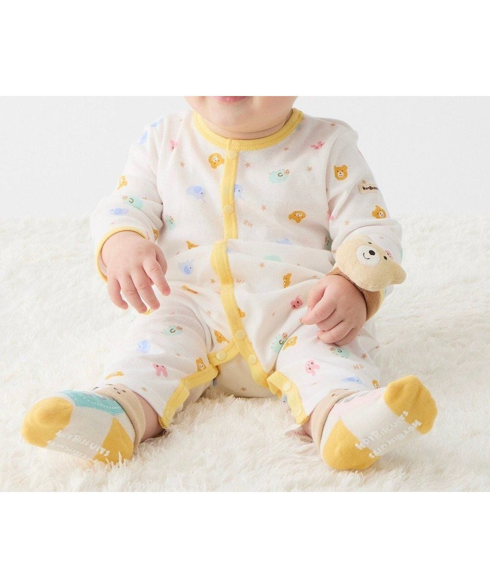 【ミキハウスホットビスケッツ/MIKI HOUSE HOT BISCUITS / KIDS】の【60-80cm】 フライス素材 カバーオール肌着 インテリア・キッズ・メンズ・レディースファッション・服の通販 founy(ファニー) ファッション Fashion キッズファッション Fashion for Kids インナー Innerwear 春 Spring 秋 Autumn コンビ Combo, Combination Style 吸水 Absorbent, Quick-Dry 長袖 Long Sleeve, Full Sleeve パジャマ Pajamas, Sleepwear フィット Fit, Slim Fit ベビー Baby, Babywear リラックス Relax, Relaxed Fit 冬 Winter / This Winter A/W・秋冬 Autumn/Winter S/S・春夏 SS, Spring/Summer, Warm Season おすすめ Recommended / Our Picks 日本製 Made In Japan 夏 Summer ギフト プレゼント Gift / Present マルチカラー|ID: prp329100004777417 ipo3291000000034639835