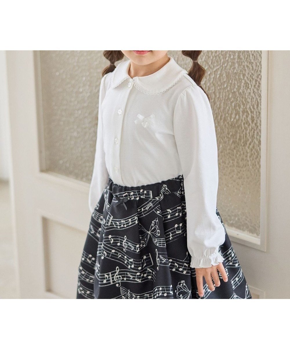 【エニィ/ANY / KIDS】の丸襟 カットソーブラウス 人気、トレンドファッション・服の通販 founy(ファニー) ファッション Fashion キッズファッション Fashion for Kids トップス・カットソー Cut & Sew Tops インナー Innerwear 春 Spring ガーリー Girly, Feminine Style スマホ Smartphone, Mobile Device 人気 Popular, Best Seller 長袖 Long Sleeve, Full Sleeve フォーマル Formal, Dressy モチーフ Motif, Design Theme リボン Ribbon, Bow S/S・春夏 SS, Spring/Summer, Warm Season 夏 Summer エレガント 上品 Elegant セレモニー Ceremony 入学式 Entrance Ceremony other-1|ID: prp329100004777427 ipo3291000000034768538