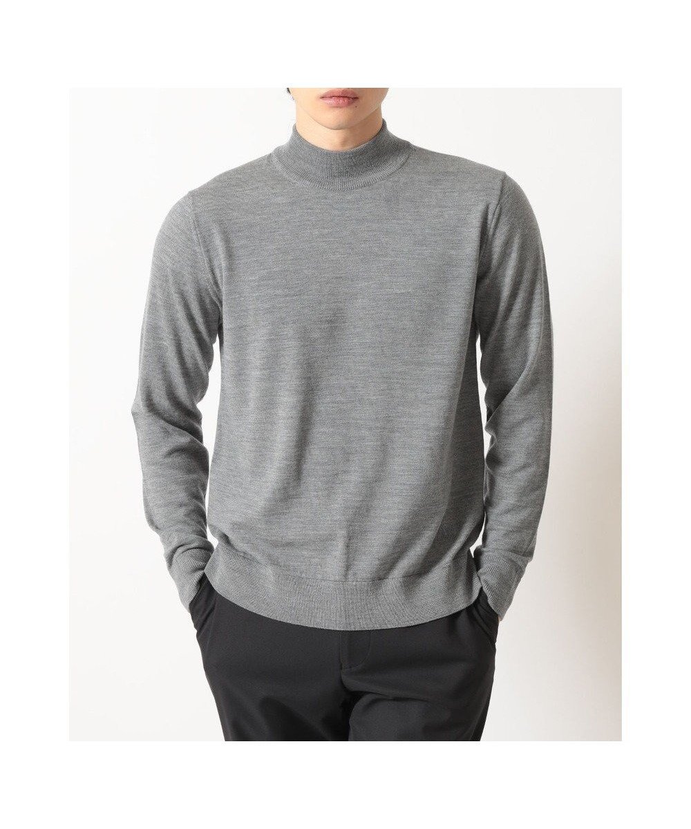 【ダックス/DAKS / MEN】のモックネック ニットプルオーバー インテリア・キッズ・メンズ・レディースファッション・服の通販 founy(ファニー) 　ファッション　Fashion　メンズファッション　Fashion for Men　トップス・カットソー　Cut & Sew Tops　ニット・セーター / 定番トップス　Knit Tops & Sweaters　インナー　Innerwear　エレガント 上品　Elegant　シンプル　Simple, Minimal　ジャケット　Jacket, Outerwear　セーター　Sweater, Knitwear　タートルネック　Turtleneck, High Neck　モックネック　Mock Neck, Short Turtleneck　夏　Summer　S/S・春夏　SS, Spring/Summer, Warm Season　A/W・秋冬　Autumn/Winter　グレー|ID: prp329100004777434 ipo3291000000034639900