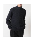 【ダックス/DAKS / MEN】のエアリースパン アラン裏目 ニットブルゾン ネイビー|ID: prp329100004777438 ipo3291000000034639916