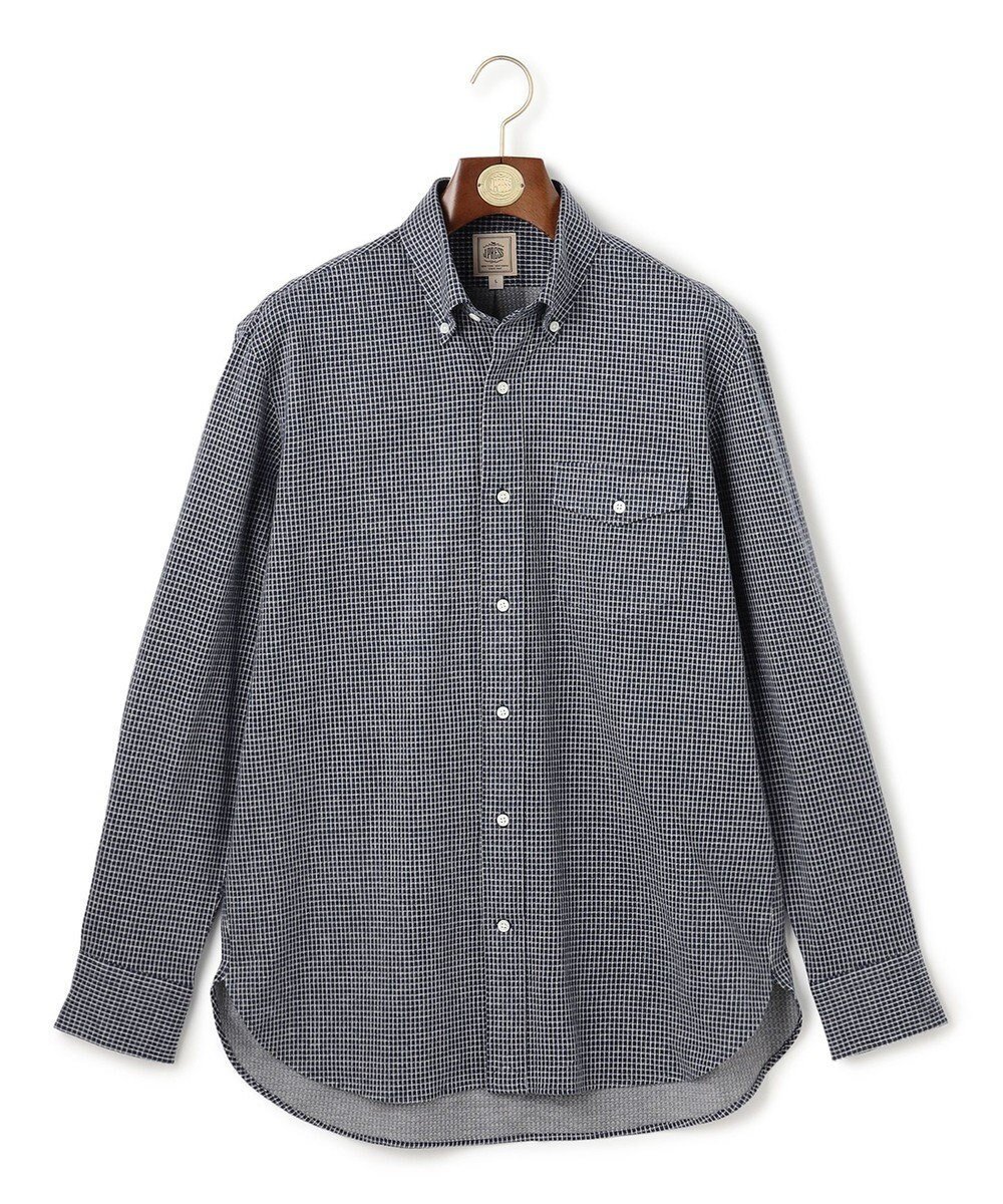 【ジェイ プレス/J.PRESS / MEN】の【KANEMASA JERSEY】ネルジャージータッターソール シャツ / B.D. インテリア・キッズ・メンズ・レディースファッション・服の通販 founy(ファニー) 　ファッション　Fashion　メンズファッション　Fashion for Men　トップス・カットソー　Cut & Sew Tops　メンズシャツ　Shirts　クラシック　Classic, Timeless Style　ドレス　Dress, One-Piece　フィット　Fit, Slim Fit　エレガント 上品　Elegant　冬　Winter / This Winter　A/W・秋冬　Autumn/Winter　ネイビー系3|ID: prp329100004777444 ipo3291000000034639930
