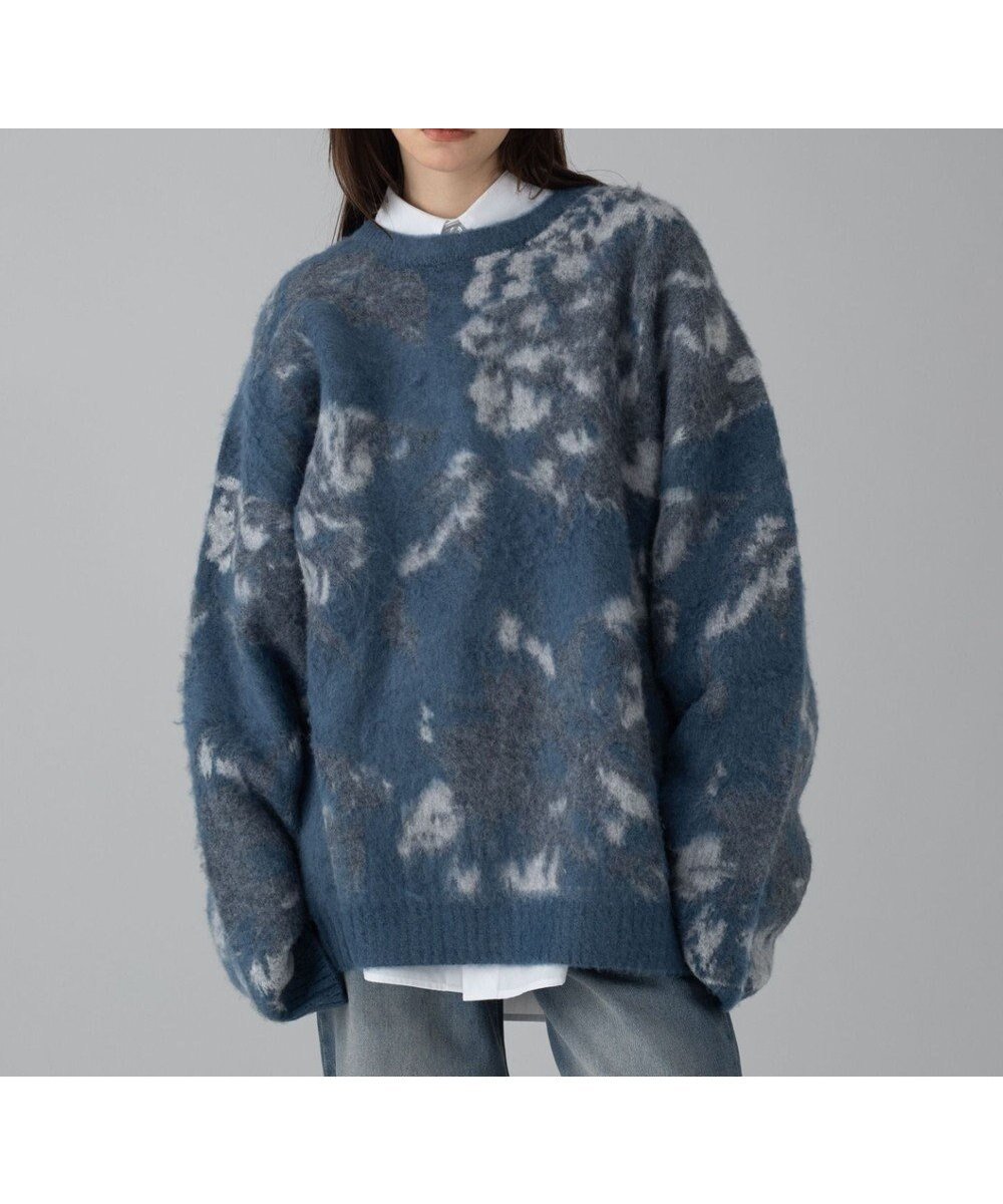 【ウィゴー/WEGO】の【ユニセックス着用ITEM/MLサイズ展開】ファジーパターンプルオーバー 人気、トレンドファッション・服の通販 founy(ファニー) ファッション Fashion レディースファッション Fashion for Women トップス・カットソー Cut & Sew Tops ニット Knit Tops & Sweaters カジュアルプルオーバー・ニットトップス Pullovers & Knit Tops / Casual Pullovers 春 Spring 秋 Autumn シンプル Simple, Minimal スマホ Smartphone, Mobile Device スラックス Slacks, Dress Pants セーター Sweater, Knitwear チェーン Chain, Chain Strap デニム Denim, Jeans Material 定番 Standard, Basic Item バランス Balance, Style Balance パターン Pattern, Design Print フラワー Flower, Floral ボトム Bottoms, Lower Wear マーブル Marble, Marble Pattern 冬 Winter / This Winter A/W・秋冬 Autumn/Winter おすすめ Recommended / Our Picks エレガント 上品 Elegant other-1|ID: prp329100004777445 ipo3291000000034639931