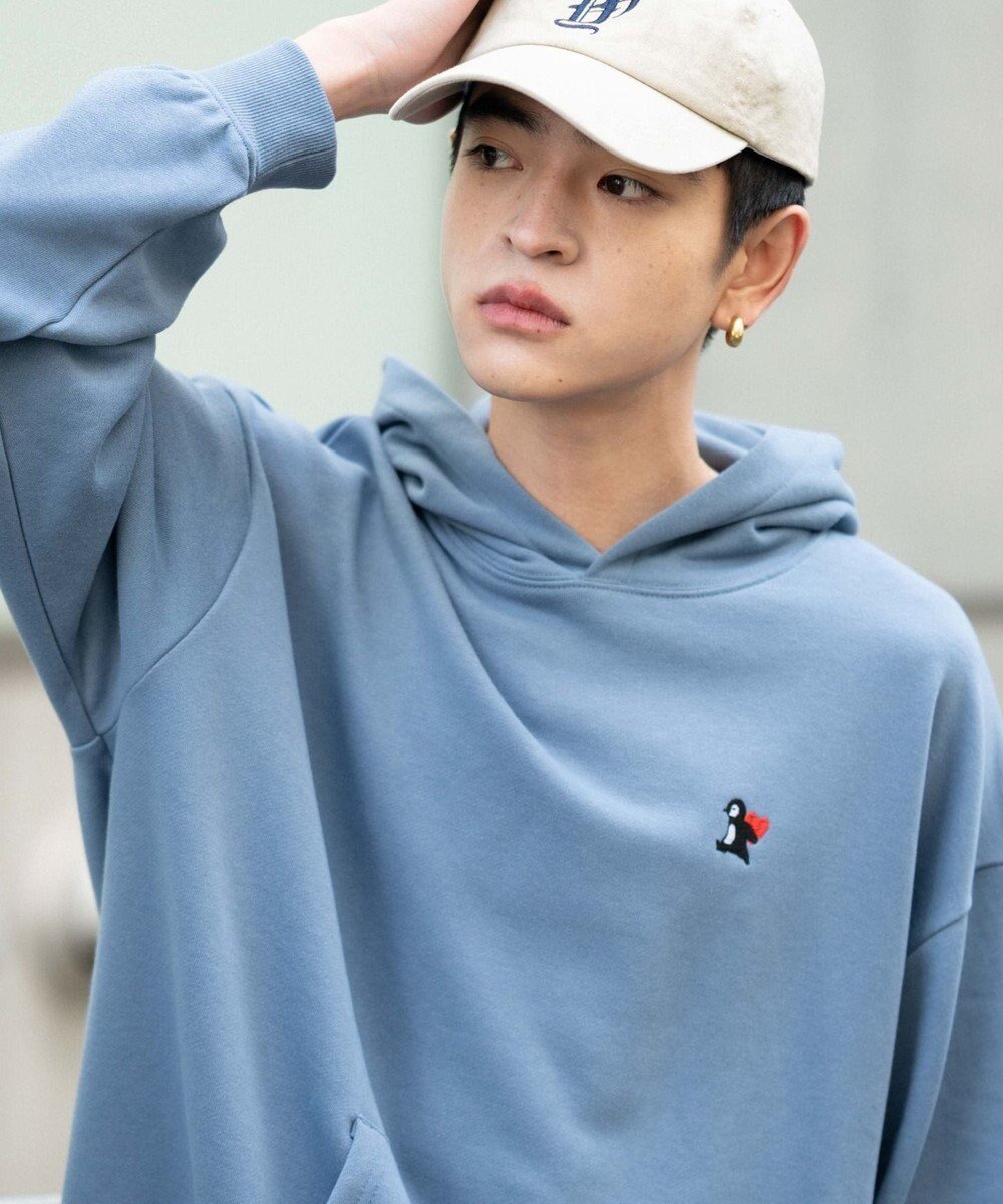 【ウィゴー/WEGO / MEN】の【ユニセックス着用ITEM/SMLサイズ展開/裏起毛】ワンポイント刺繍プルパーカー インテリア・キッズ・メンズ・レディースファッション・服の通販 founy(ファニー) 　ファッション　Fashion　メンズファッション　Fashion for Men　トップス・カットソー　Cut & Sew Tops　パーカー・フーディー / カジュアルコーデ　Hoodies & Parkas　春　Spring　秋　Autumn　カーゴパンツ　Cargo Pants, Utility Pants　グラフィック　Graphic, Graphic Design　ショーツ　Shorts, Short Pants　シンプル　Simple, Minimal　スマホ　Smartphone, Mobile Device　デニム　Denim, Jeans Material　トレンド　Trend, Trending Now　長袖　Long Sleeve, Full Sleeve　パーカー　Hoodie, Parka　ベーシック　Basic, Essential　メンズ　Men's, Menswear　ワンポイント　One Point, Statement Accent　冬　Winter / This Winter　A/W・秋冬　Autumn/Winter　おすすめ　Recommended / Our Picks　ブルー|ID: prp329100004777451 ipo3291000000034639954