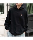 【ウィゴー/WEGO / MEN】の【ユニセックス着用ITEM/SMLサイズ展開/裏起毛】ワンポイント刺繍プルパーカー ブラック|ID: prp329100004777451 ipo3291000000034639957