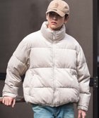 【ウィゴー/WEGO】の【ユニセックス着用ITEM/MLサイズ展開】コーデュロイパファーブルゾン ライトベージュ|ID: prp329100004777452 ipo3291000000035630636