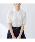 【組曲/KUMIKYOKU】のポロ襟 ニットプルオーバー アイボリー系|ID: prp329100004777456 ipo3291000000034639982