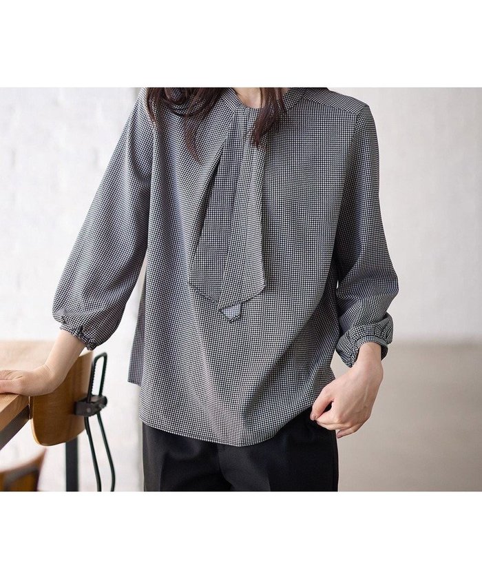 【エニー/ANY】の【洗濯機可】ボータイブラウス インテリア・キッズ・メンズ・レディースファッション・服の通販 founy(ファニー) https://founy.com/ ファッション Fashion レディースファッション Fashion for Women トップス・カットソー Cut & Sew Tops シャツ・ブラウス・オフィスカジュアル Elegant Blouses & Button-Ups おすすめ Recommended / Our Picks ギャザー Gathered, Ruffled ジョーゼット Georgette, Semi-Sheer Fabric スタンド Stand Collar, Upright Stand セレモニー Ceremony フェミニン Feminine, Girly フロント Front, Front Design エレガント 上品 Elegant ビジネス 仕事 通勤 Business / Work / Commuting A/W・秋冬 Autumn/Winter |ID: prp329100004777457 ipo3291000000034639992