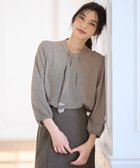 【エニー/ANY】の【洗濯機可】ボータイブラウス ブラウン|ID: prp329100004777457 ipo3291000000034639995