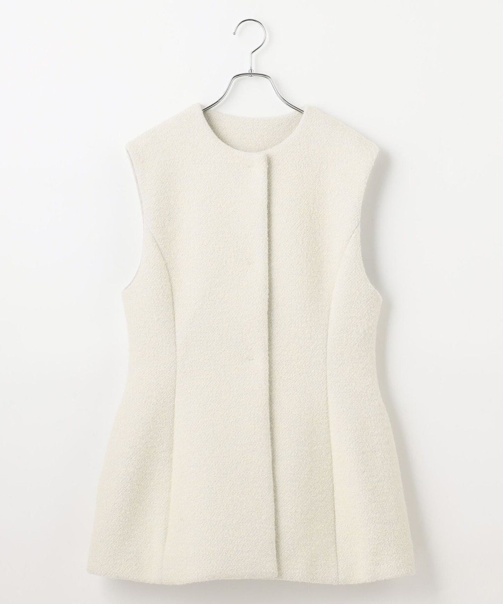 【ハッシュニュアンス/#Newans】のポッテリ―シルエットジレ インテリア・キッズ・メンズ・レディースファッション・服の通販 founy(ファニー) ファッション Fashion レディースファッション Fashion for Women アウター Coat / Outerwear Collection トップス・カットソー Cut & Sew Tops ベスト&ジレ / 重ね着スタイル Vests & Gilets コンパクト Compact, Small Size フォルム Silhouette, Form フレア Flare, Flared ベスト Vest, Waistcoat ボンディング Bonding, Bonded Fabric ワイド Wide, Wide Fit A/W・秋冬 Autumn/Winter ホワイト|ID: prp329100004777458 ipo3291000000034640000