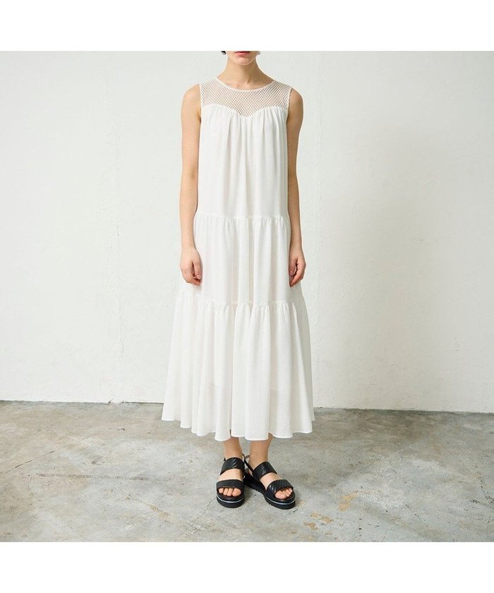 【グレース コンチネンタル/GRACE CONTINENTAL】のシアードレープマキシ インテリア・キッズ・メンズ・レディースファッション・服の通販 founy(ファニー) https://founy.com/ ファッション Fashion レディースファッション Fashion for Women ワンピース Dresses サンダル Sandals, Summer Shoes シアー Sheer, See-Through スニーカー Sneakers, Trainers スポーティ Sporty, Casual Athletic ドレス Dress, One-Piece マキシ Maxi, Full Length メッシュ Mesh, Net Fabric ヨーク Yoke, Yoke Design リゾート Resort, Vacation Style 今季 This Season, Current Season 夏 Summer 春 Spring S/S・春夏 SS, Spring/Summer, Warm Season |ID: prp329100004777460 ipo3291000000034640014