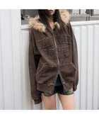 【ウィゴー/WEGO】の裏起毛ファーフードBIGZIPパーカー 人気、トレンドファッション・服の通販 founy(ファニー) ファッション Fashion レディースファッション Fashion for Women トップス・カットソー Cut & Sew Tops レディースパーカー・カジュアルフーディー Casual Hoodies & Sweatshirts 春 Spring 秋 Autumn スマホ Smartphone, Mobile Device ダブル Double, Double-Breasted デニム Denim, Jeans Material 長袖 Long Sleeve, Full Sleeve パーカー Hoodie, Parka ボトム Bottoms, Lower Wear ロング Long, Long-Length 冬 Winter / This Winter A/W・秋冬 Autumn/Winter thumbnail ブラウン|ID: prp329100004777467 ipo3291000000034640080