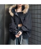 【ウィゴー/WEGO】の裏起毛ファーフードBIGZIPパーカー 人気、トレンドファッション・服の通販 founy(ファニー) ファッション Fashion レディースファッション Fashion for Women トップス・カットソー Cut & Sew Tops レディースパーカー・カジュアルフーディー Casual Hoodies & Sweatshirts 春 Spring 秋 Autumn スマホ Smartphone, Mobile Device ダブル Double, Double-Breasted デニム Denim, Jeans Material 長袖 Long Sleeve, Full Sleeve パーカー Hoodie, Parka ボトム Bottoms, Lower Wear ロング Long, Long-Length 冬 Winter / This Winter A/W・秋冬 Autumn/Winter thumbnail スミクロ|ID: prp329100004777467 ipo3291000000034640083