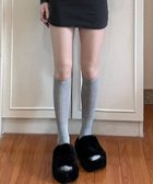 【ウィゴー/WEGO】のルーズフィットリブソックス グレー|ID: prp329100004777475 ipo3291000000034640121