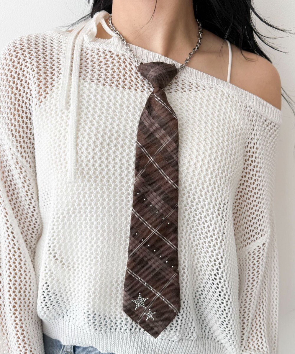 【ウィゴー/WEGO】のLネクタイネックレス インテリア・キッズ・メンズ・レディースファッション・服の通販 founy(ファニー) ファッション Fashion レディースファッション Fashion for Women ジュエリー Jewelry ネックレス Necklaces & Pendants アクセサリー Fashion Accessories スマホ Smartphone, Mobile Device ネックレス Necklace, Pendant Necklace モチーフ Motif, Design Theme ブラウン|ID: prp329100004777479 ipo3291000000034640142