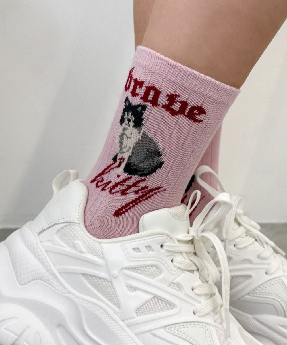 【ウィゴー/WEGO】のcatロゴソックス 人気、トレンドファッション・服の通販 founy(ファニー) ファッション Fashion レディースファッション Fashion for Women ソックス&靴下 Socks & Hosiery レッグウェア・ストッキング Legwear & Hosiery おすすめ Recommended / Our Picks イラスト Illustration シューズ Shoes, Footwear スニーカー Sneakers, Trainers スマホ Smartphone, Mobile Device ソックス Socks, Hosiery ネコ Cat, Feline Motif バレエ Ballet, Ballet Style 猫 Cat, Kitty other-1|ID: prp329100004777480 ipo3291000000034640144