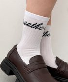 【ウィゴー/WEGO】のメッセージロゴソックス 人気、トレンドファッション・服の通販 founy(ファニー) ファッション Fashion レディースファッション Fashion for Women ソックス&靴下 Socks & Hosiery レッグウェア・ストッキング Legwear & Hosiery スニーカー Sneakers, Trainers スマホ Smartphone, Mobile Device ソックス Socks, Hosiery thumbnail ホワイト|ID: prp329100004777481 ipo3291000000035530023