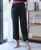 【ティアクラッセ/Tiaclasse】のラメツイードワイドストレートパンツ ネイビー|ID: prp329100004777491 ipo3291000000034640235