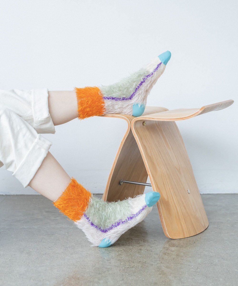 【コキュウ/COQ】のHAPPY PENGUIN リバーシブルファーソックス インテリア・キッズ・メンズ・レディースファッション・服の通販 founy(ファニー) 　ファッション　Fashion　レディースファッション　Fashion for Women　ソックス&靴下　Socks & Hosiery　レッグウェア・ストッキング　Legwear & Hosiery　コレクション　Collection, Seasonal Line　ソックス　Socks, Hosiery　タンブラー　Tumbler, Travel Mug　バランス　Balance, Style Balance　フラット　Flat, Flat Shoes　メランジ　Melange, Mixed Yarn　リバーシブル　Reversible, Two-Sided　おすすめ　Recommended / Our Picks　犬　Dog　オレンジ|ID: prp329100004777494 ipo3291000000034640247