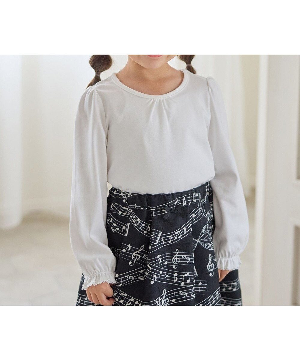 【エニィ/ANY / KIDS】の襟なしカットソーブラウス インテリア・キッズ・メンズ・レディースファッション・服の通販 founy(ファニー) ファッション Fashion キッズファッション Fashion for Kids トップス・カットソー Cut & Sew Tops インナー Innerwear 春 Spring カットソー Cut and Sewn Top ガーリー Girly, Feminine Style スマホ Smartphone, Mobile Device 人気 Popular, Best Seller 長袖 Long Sleeve, Full Sleeve フォーマル Formal, Dressy S/S・春夏 SS, Spring/Summer, Warm Season 夏 Summer エレガント 上品 Elegant セレモニー Ceremony 入学式 Entrance Ceremony ホワイト|ID: prp329100004778154 ipo3291000000034758474