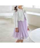 【エニィ/ANY / KIDS】の【2点セット】リボンボレロジャケット+シフォンプリーツ ワンピース ラベンダー|ID: prp329100004778164 ipo3291000000034649121