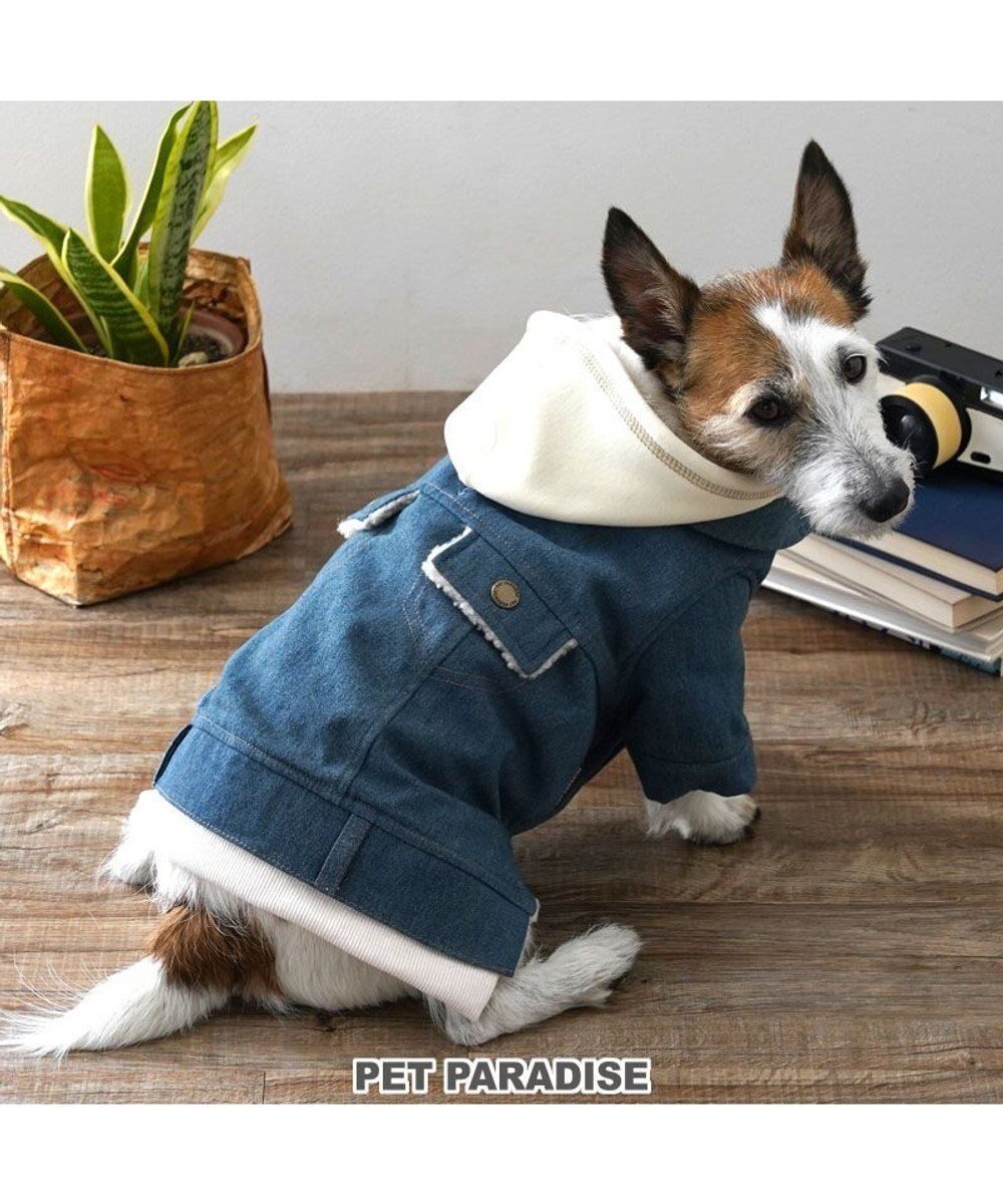 【ペットパラダイス/PET PARADISE / GOODS】のペットパラダイス 重ね着風デニムジャケット 小型犬 人気、トレンドファッション・服の通販 founy(ファニー) ジャケット Jacket, Outerwear デニム Denim, Jeans Material パーカー Hoodie, Parka 冬 Winter / This Winter 夏 Summer 春 Spring S/S・春夏 SS, Spring/Summer, Warm Season 犬 Dog A/W・秋冬 Autumn/Winter ホーム・キャンプ・アウトドア・お取り寄せ Home Living / Home & Lifestyle / Camping Gear / Outdoor Camping ペットグッズ Pet Supplies other-1|ID: prp329100004778169 ipo3291000000034649135