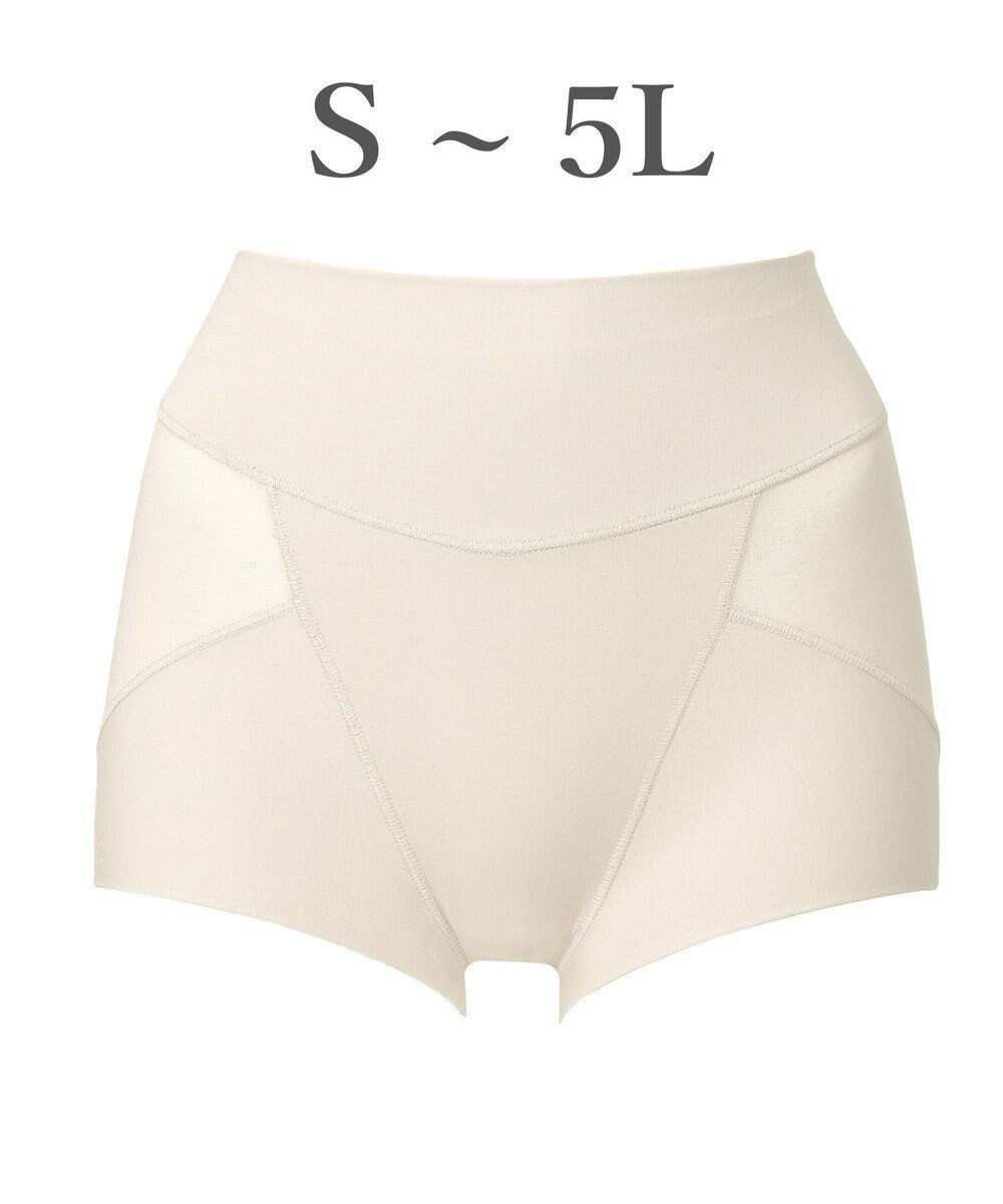 【ブラデリス ニューヨーク/BRADELIS New York】の【Yukine inc. 】ゆきねえ365綿混モアらくすっぽりショーツ25 深め 補正下着 補整 インテリア・キッズ・メンズ・レディースファッション・服の通販 founy(ファニー) 　ファッション　Fashion　レディースファッション　Fashion for Women　下着・ランジェリー　Lingerie & Intimates　ショーツ・ランジェリー用ボトムス　Panties / Briefs / Lingerie Bottoms　アンダーウェア・ベースインナー・肌着　Underwear / Base Layer / Undergarments　アンダー　Underwear Essentials　吸水　Absorbent, Quick-Dry　ショーツ　Shorts, Short Pants　シンプル　Simple, Minimal　スーピマ　Supima, Premium Cotton　タンブラー　Tumbler, Travel Mug　パターン　Pattern, Design Print　フィット　Fit, Slim Fit　フラット　Flat, Flat Shoes　プリント　Print, Printed Pattern　ランジェリー　Lingerie, Intimate Wear　おすすめ　Recommended / Our Picks　パールグレージュ|ID: prp329100004778189 ipo3291000000034649261