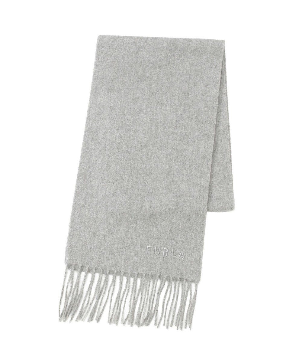 【ムーンバット/MOONBAT】のFURLA(フルラ)カシミヤ100% 無地 プチマフラー インテリア・キッズ・メンズ・レディースファッション・服の通販 founy(ファニー) 　ファッション　Fashion　レディースファッション　Fashion for Women　マフラー・スヌード / 冬小物の定番　Scarves & Mufflers　イタリア　Italy　エレガント 上品　Elegant　スヌード　Snood, Infinity Scarf　パターン　Pattern, Design Print　フリンジ　Fringe, Tassel　マフラー　Scarf, Muffler　無地　Plain, Solid Color　A/W・秋冬　Autumn/Winter　グレー|ID: prp329100004778201 ipo3291000000034649303