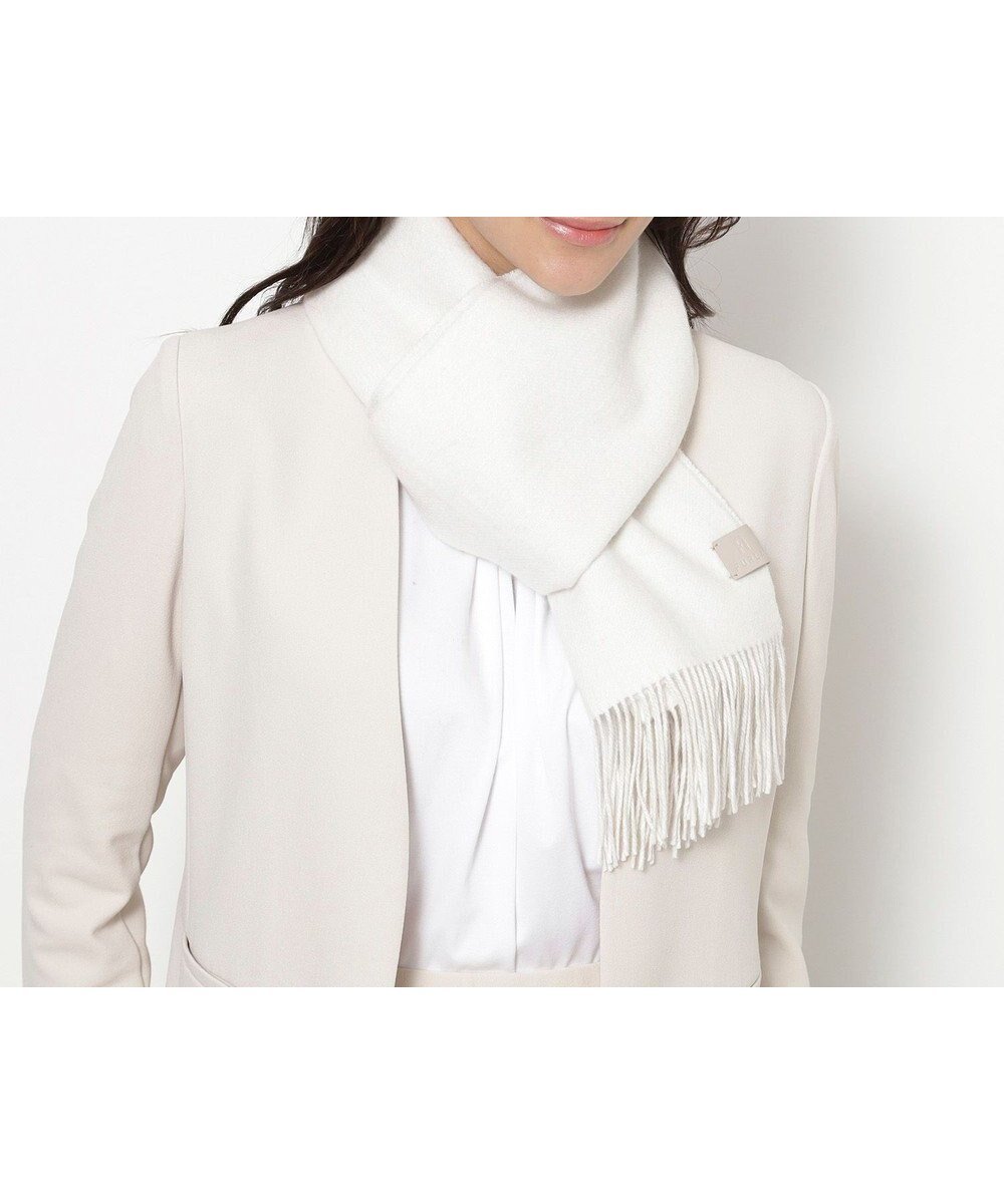 【ムーンバット/MOONBAT】のFURLA(フルラ)カシミヤ100% リバーシブルマフラー インテリア・キッズ・メンズ・レディースファッション・服の通販 founy(ファニー) 　ファッション　Fashion　レディースファッション　Fashion for Women　マフラー・スヌード / 冬小物の定番　Scarves & Mufflers　イタリア　Italy　エレガント 上品　Elegant　シンプル　Simple, Minimal　スヌード　Snood, Infinity Scarf　パターン　Pattern, Design Print　パッチ　Patch, Appliqué　ベーシック　Basic, Essential　マフラー　Scarf, Muffler　リバーシブル　Reversible, Two-Sided　A/W・秋冬　Autumn/Winter　オフホワイト|ID: prp329100004778203 ipo3291000000034649314