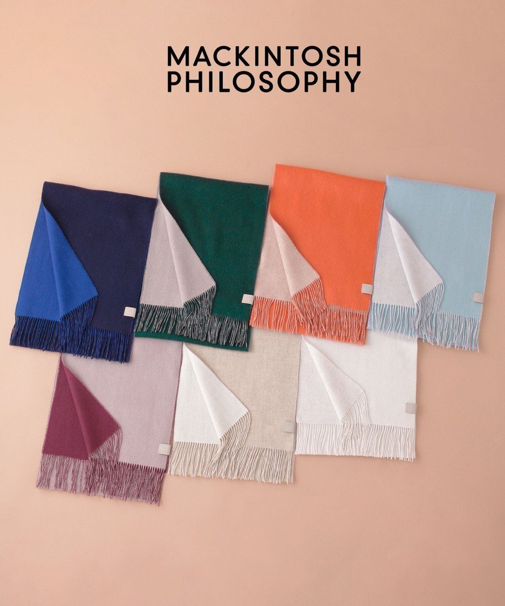 【ムーンバット/MOONBAT】のFURLA(フルラ)カシミヤ100% リバーシブルマフラー インテリア・キッズ・メンズ・レディースファッション・服の通販 founy(ファニー) 　ファッション　Fashion　レディースファッション　Fashion for Women　マフラー・スヌード / 冬小物の定番　Scarves & Mufflers　イタリア　Italy　エレガント 上品　Elegant　シンプル　Simple, Minimal　スヌード　Snood, Infinity Scarf　パターン　Pattern, Design Print　パッチ　Patch, Appliqué　ベーシック　Basic, Essential　マフラー　Scarf, Muffler　リバーシブル　Reversible, Two-Sided　A/W・秋冬　Autumn/Winter　ベージュ|ID: prp329100004778203 ipo3291000000034649315