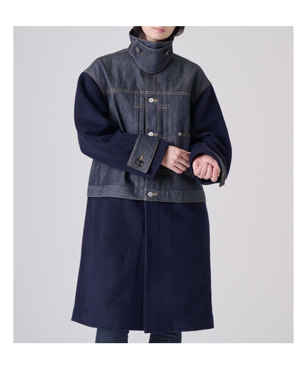 【リポトレンタアンニ/Ripo trenta anni】の1stDENIM S/C CT インテリア・キッズ・メンズ・レディースファッション・服の通販 founy(ファニー) ファッション Fashion レディースファッション Fashion for Women アウター Coat / Outerwear Collection コート・ロングコート・ピーコート Long Coats, Peacoats & More レディースジャケット・軽アウター Jackets クラシック Classic, Timeless Style ジャケット Jacket, Outerwear ジーンズ Jeans, Denim Pants スタンド Stand Collar, Upright Stand スラックス Slacks, Dress Pants デニム Denim, Jeans Material ドッキング Docking, Mixed Material ポケット Pocket, Pocket Detail ワーク Workwear, Utility Style A/W・秋冬 Autumn/Winter エレガント 上品 Elegant INDIGO|ID: prp329100004778204 ipo3291000000034649318