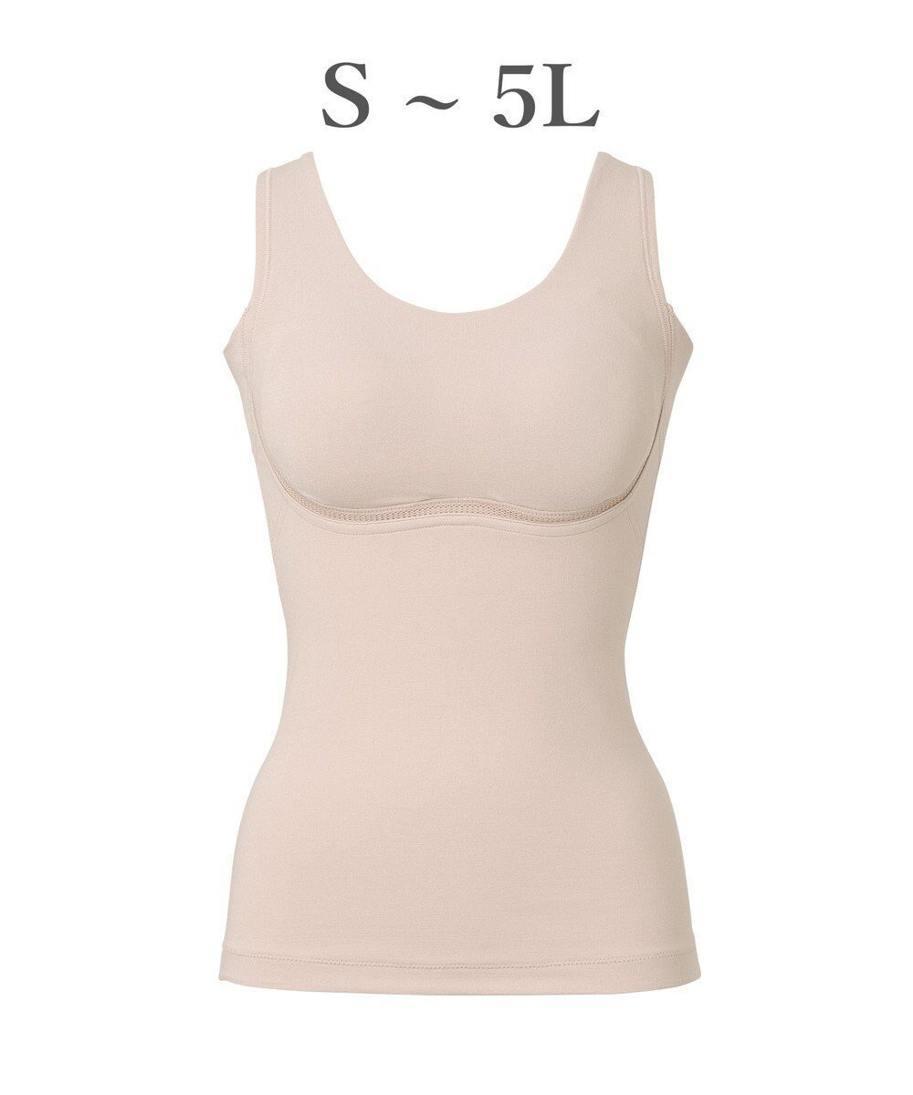 【ブラデリス ニューヨーク/BRADELIS New York】の【Yukine inc. 】ゆきねえ365綿混モアらく快適フルカップブラキャミ25 ノンワイヤー 補正下着 補整 カップ付き ブラトップ インテリア・キッズ・メンズ・レディースファッション・服の通販 founy(ファニー) ファッション Fashion レディースファッション Fashion for Women トップス・カットソー Cut & Sew Tops キャミソール&ノースリーブ Camisoles & Sleeveless Tops 下着・ランジェリー Lingerie & Intimates アンダーウェア・ベースインナー・肌着 Underwear / Base Layer / Undergarments アンダー Underwear Essentials 吸水 Absorbent, Quick-Dry ショルダー Shoulder, Shoulder Strap ショーツ Shorts, Short Pants シンプル Simple, Minimal ストレッチ Stretch, Stretchy Fabric ダイヤモンド Diamond, Brilliant Cut ネップ Nepp, Slub Yarn パターン Pattern, Design Print フィット Fit, Slim Fit ポケット Pocket, Pocket Detail メッシュ Mesh, Net Fabric ランジェリー Lingerie, Intimate Wear ワイヤー Wire, Wired Bra おすすめ Recommended / Our Picks 筋トレ・ボディメイク Workout / Body Make / Fitness ローズベージュ|ID: prp329100004778207 ipo3291000000034649326
