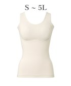 【ブラデリス ニューヨーク/BRADELIS New York】の【Yukine inc. 】ゆきねえ365綿混モアらく快適フルカップブラキャミ25 ノンワイヤー 補正下着 補整 カップ付き ブラトップ パールグレージュ|ID: prp329100004778207 ipo3291000000034649327