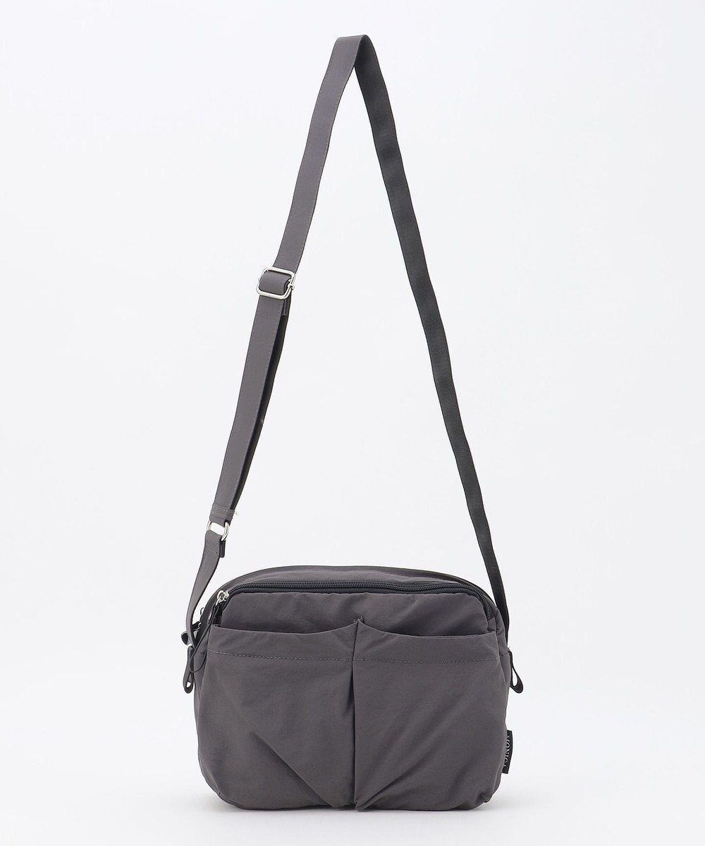 【ラ バガジェリー/LA BAGAGERIE】の【MONICA】フロントポケットショルダーバッグ インテリア・キッズ・メンズ・レディースファッション・服の通販 founy(ファニー) ファッション Fashion レディースファッション Fashion for Women バッグ Bags シンプル Simple, Minimal スマート Smart, Elegant トラベル Travel, Travel Gear フロント Front, Front Design ポケット Pocket, Pocket Detail ダークグレー|ID: prp329100004778210 ipo3291000000034649338
