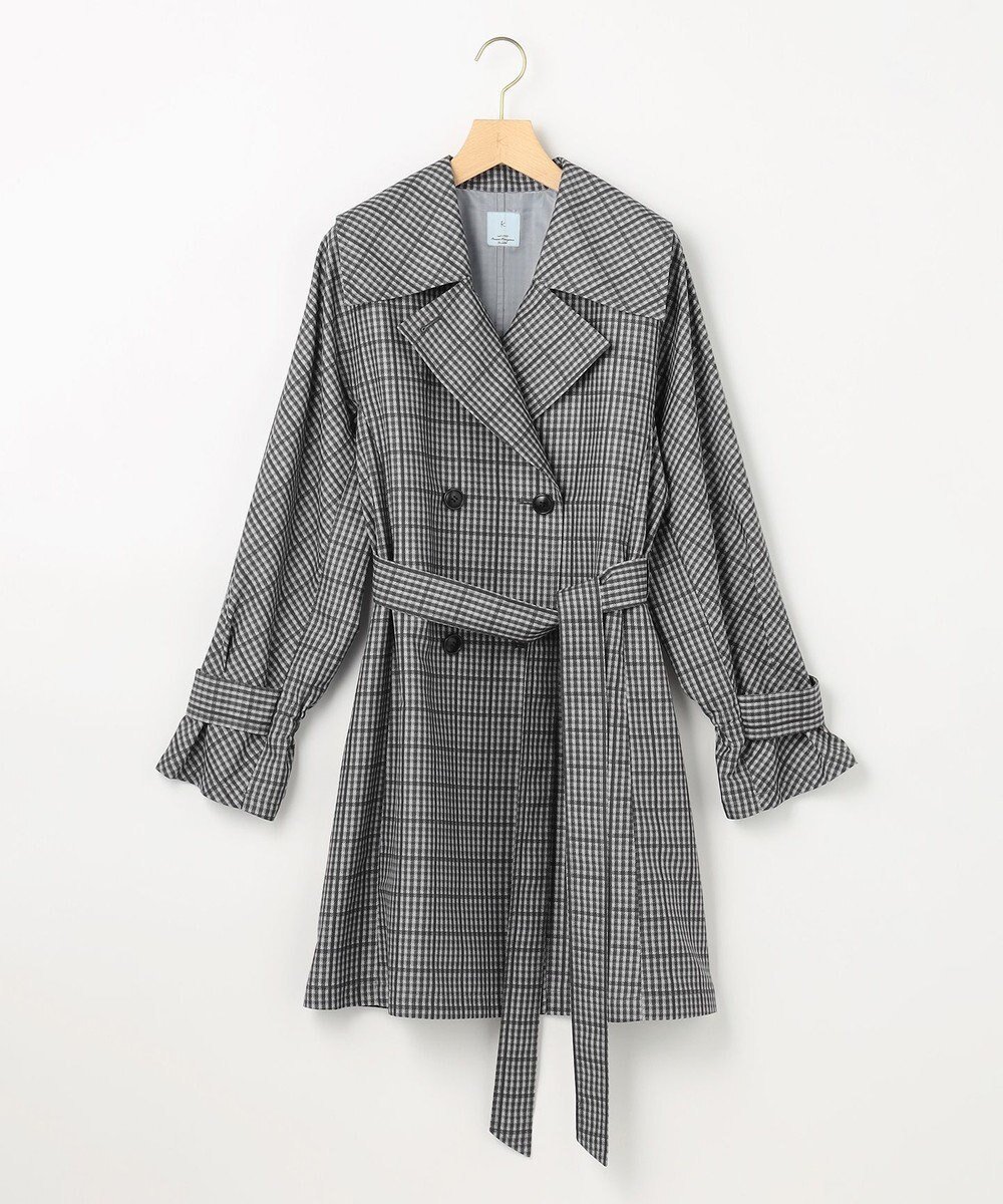 【組曲/KUMIKYOKU】の【先行予約】リラクシング トレンチコート インテリア・キッズ・メンズ・レディースファッション・服の通販 founy(ファニー) ファッション Fashion レディースファッション Fashion for Women アウター Coat / Outerwear Collection コート・ロングコート・ピーコート Long Coats, Peacoats & More レディースジャケット・軽アウター Jackets トレンチコート / 春秋の定番アウター Trench Coats 春 Spring クラシカル Classical, Vintage-Inspired ジャケット Jacket, Outerwear スリーブ Sleeve, Long Sleeve / Short Sleeve チェック Check, Plaid, Tartan トレンチ Trench, Trench Coat フェミニン Feminine, Girly フラット Flat, Flat Shoes プリント Print, Printed Pattern ベーシック Basic, Essential 無地 Plain, Solid Color S/S・春夏 SS, Spring/Summer, Warm Season おすすめ Recommended / Our Picks 夏 Summer ビジネス 仕事 通勤 Business / Work / Commuting グレー×ブラック系3|ID: prp329100004778221 ipo3291000000034649378