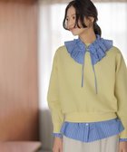 【組曲/KUMIKYOKU】のオーガンスウェット ニット スプレーイエロー系|ID: prp329100004778222 ipo3291000000035701480