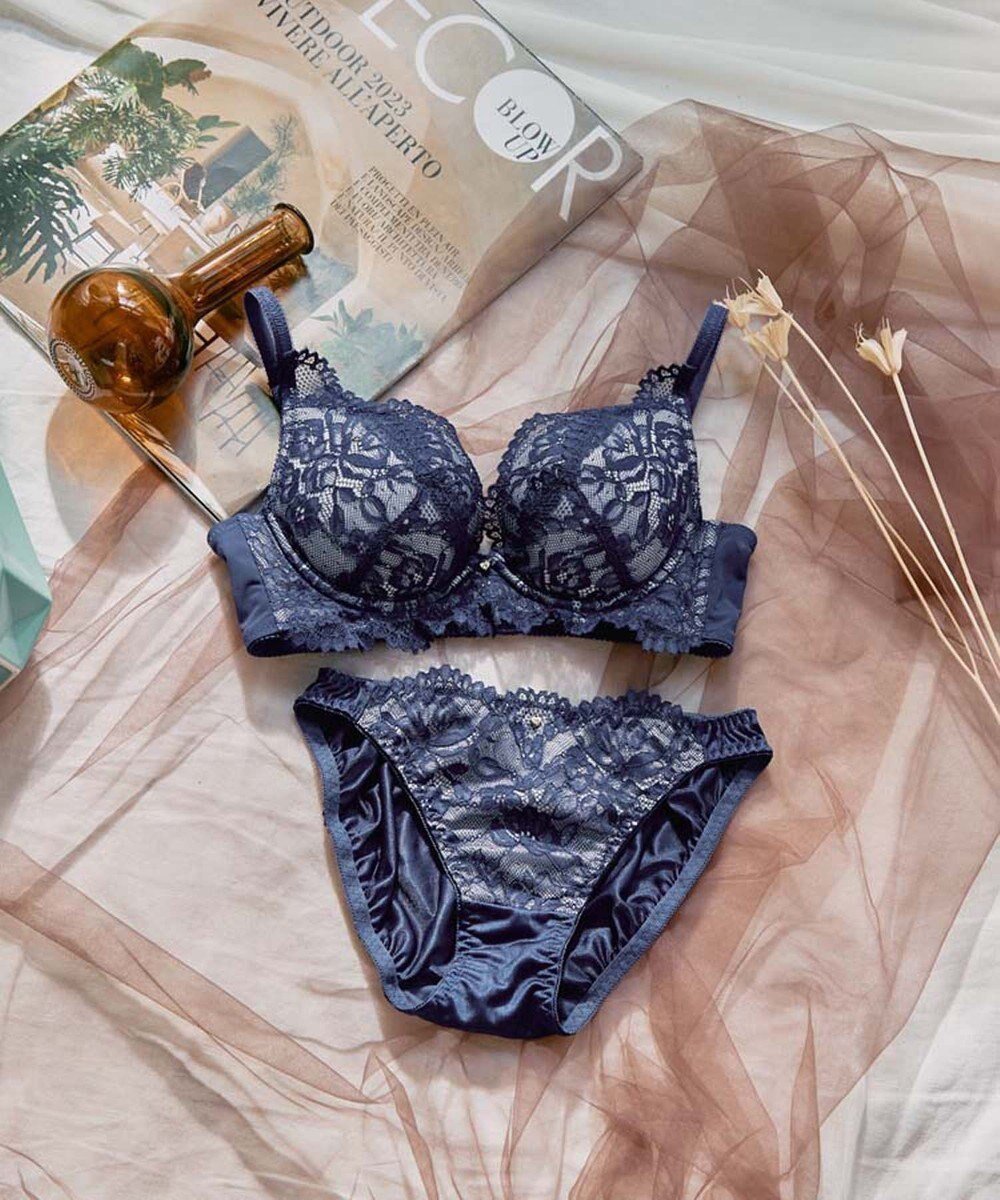 【三愛水着楽園/San-ai Resort】の【WEB限定】【northerly bra 楽ちんフィットシリーズU字】 フリルレースブラショーツセット B~Fカップ 【northerly】 インテリア・キッズ・メンズ・レディースファッション・服の通販 founy(ファニー) ファッション Fashion レディースファッション Fashion for Women アンダー Underwear Essentials ショーツ Shorts, Short Pants フィット Fit, Slim Fit ブラジャー Bra, Lingerie ポケット Pocket, Pocket Detail ラップ Wrap, Wrap Design ワイヤー Wire, Wired Bra 楽ちん Easy Fit, Comfortable ネイビー|ID: prp329100004778224 ipo3291000000034649391