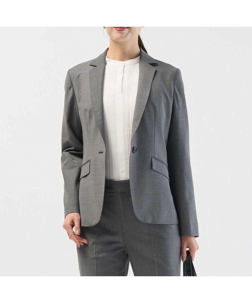 【ジェイ プレス/J.PRESS】の【セットアップ対応】BAHARIYE SOLID テーラード ジャケット 人気、トレンドファッション・服の通販 founy(ファニー) 　ファッション　Fashion　レディースファッション　Fashion for Women　アウター　Coat / Outerwear Collection　レディースジャケット・軽アウター　Jackets　テーラードジャケット / 通勤・きれいめスタイル　Tailored Jackets & Blazers　ジャケット　Jacket, Outerwear　ストレッチ　Stretch, Stretchy Fabric　セットアップ　Set-Up, Coordinated Outfit　テーラード　Tailored, Tailored Fit　バランス　Balance, Style Balance　ベーシック　Basic, Essential　A/W・秋冬　Autumn/Winter　エレガント 上品　Elegant　セレモニー　Ceremony　 other-1|ID: prp329100004778229 ipo3291000000034649405