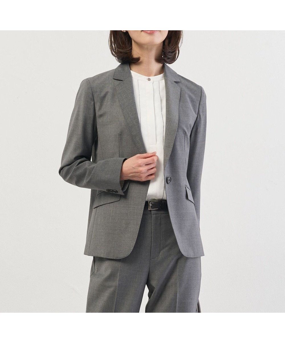 【ジェイ プレス/J.PRESS】の【セットアップ対応】BAHARIYE SOLID テーラード ジャケット 人気、トレンドファッション・服の通販 founy(ファニー) ファッション Fashion レディースファッション Fashion for Women アウター Coat / Outerwear Collection レディースジャケット・軽アウター Jackets テーラードジャケット / 通勤・きれいめスタイル Tailored Jackets & Blazers ジャケット Jacket, Outerwear ストレッチ Stretch, Stretchy Fabric セットアップ Set-Up, Coordinated Outfit テーラード Tailored, Tailored Fit バランス Balance, Style Balance ベーシック Basic, Essential A/W・秋冬 Autumn/Winter エレガント 上品 Elegant セレモニー Ceremony other-1|ID: prp329100004778229 ipo3291000000034745925