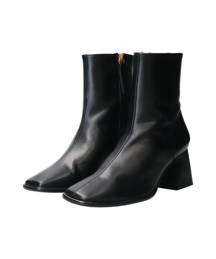 【インター ショシュール/INTER-CHAUSSURES】の【ANGEL ALARCON】フレアヒールセンターシームショートブーツ インテリア・キッズ・メンズ・レディースファッション・服の通販 founy(ファニー) https://founy.com/ ファッション Fashion レディースファッション Fashion for Women スタイリッシュ Stylish, Fashionable フレア Flare, Flared 夏 Summer S/S・春夏 SS, Spring/Summer, Warm Season A/W・秋冬 Autumn/Winter |ID: prp329100004778234 ipo3291000000034649421