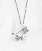 【トッカ/TOCCA】のWITH FLORA 2WAY BROOCH NECKLACE ブローチネックレス 人気、トレンドファッション・服の通販 founy(ファニー) ファッション Fashion レディースファッション Fashion for Women ジュエリー Jewelry ネックレス Necklaces & Pendants アクセサリー Fashion Accessories シンプル Simple, Minimal チェーン Chain, Chain Strap ドレス Dress, One-Piece ネックレス Necklace, Pendant Necklace パール Pearl, Pearl Accent ビジュー Bijou, Jewel-like Accent フォルム Silhouette, Form フラワー Flower, Floral ブローチ Brooch, Pin Brooch モチーフ Motif, Design Theme ワンポイント One Point, Statement Accent S/S・春夏 SS, Spring/Summer, Warm Season 夏 Summer セレモニー Ceremony 2026年 2026 thumbnail シルバー系|ID: prp329100004778240 ipo3291000000034649438
