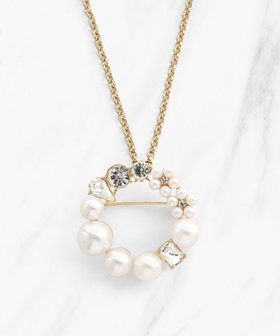 【トッカ/TOCCA】 PEARL INNOCENCE 2WAY BROOCH NECKLACE ブローチネックレス人気、トレンドファッション・服の通販 founy(ファニー) ファッション Fashion レディースファッション Fashion for Women ジュエリー Jewelry ネックレス Necklaces & Pendants 2026年 2026 アクセサリー Fashion Accessories エレガント 上品 Elegant サークル Circle, Round Design シンプル Simple, Minimal セレモニー Ceremony チェーン Chain, Chain Strap ドレス Dress, One-Piece ネックレス Necklace, Pendant Necklace パール Pearl, Pearl Accent ビジュー Bijou, Jewel-like Accent フェミニン Feminine, Girly フォルム Silhouette, Form ブローチ Brooch, Pin Brooch ランダム Random, Irregular ワンポイント One Point, Statement Accent 夏 Summer S/S・春夏 SS, Spring/Summer, Warm Season |ID:prp329100004778241
