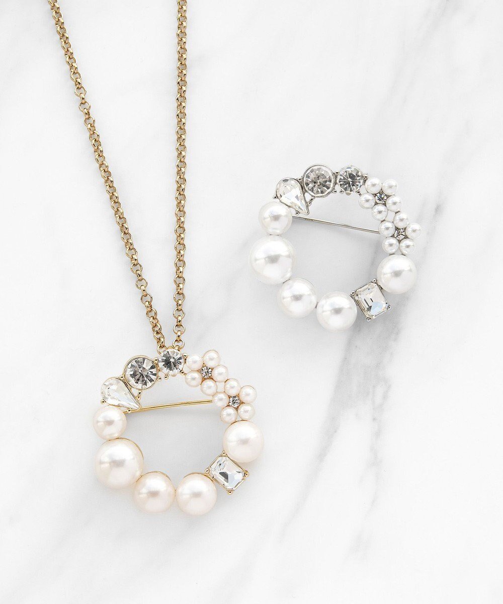 【トッカ/TOCCA】のPEARL INNOCENCE 2WAY BROOCH NECKLACE ブローチネックレス 人気、トレンドファッション・服の通販 founy(ファニー) ファッション Fashion レディースファッション Fashion for Women ジュエリー Jewelry ネックレス Necklaces & Pendants 2026年 2026 アクセサリー Fashion Accessories エレガント 上品 Elegant サークル Circle, Round Design シンプル Simple, Minimal セレモニー Ceremony チェーン Chain, Chain Strap ドレス Dress, One-Piece ネックレス Necklace, Pendant Necklace パール Pearl, Pearl Accent ビジュー Bijou, Jewel-like Accent フェミニン Feminine, Girly フォルム Silhouette, Form ブローチ Brooch, Pin Brooch ランダム Random, Irregular ワンポイント One Point, Statement Accent 夏 Summer S/S・春夏 SS, Spring/Summer, Warm Season other-1|ID: prp329100004778241 ipo3291000000034959671