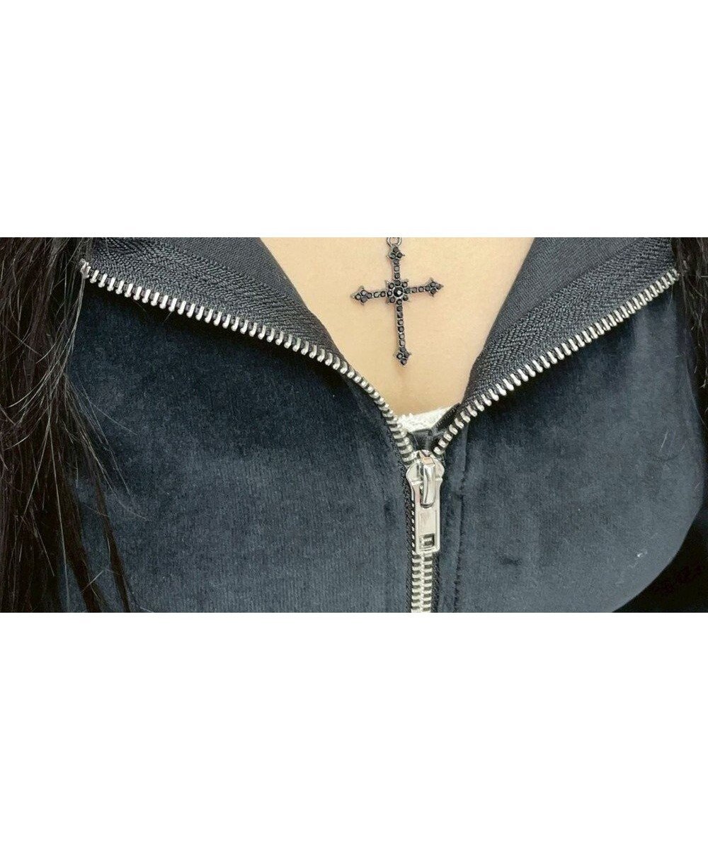 【ウィゴー/WEGO】のLクロスレイヤードネックレス インテリア・キッズ・メンズ・レディースファッション・服の通販 founy(ファニー) 　ファッション　Fashion　レディースファッション　Fashion for Women　ジュエリー　Jewelry　ネックレス　Necklaces & Pendants　おすすめ　Recommended / Our Picks　アクセサリー　Fashion Accessories　スマホ　Smartphone, Mobile Device　トレンド　Trend, Trending Now　ネックレス　Necklace, Pendant Necklace　ブラック|ID: prp329100004778246 ipo3291000000035516071