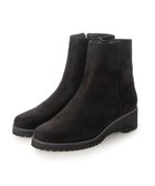 【リズ ラフィーネ/Riz raffinee】のRiz raffinee ウエッジヒールショートブーツ ブラックスエード|ID: prp329100004778249 ipo3291000000034649473