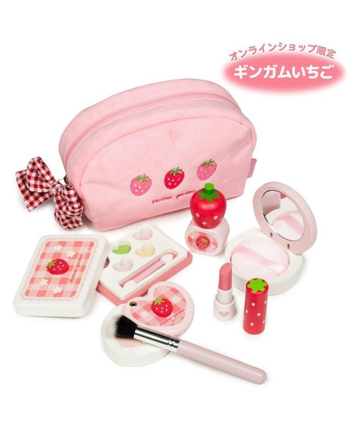 【マザーガーデン/Mother garden / KIDS】のマザーガーデン メイク ポーチセット 《ギンガムいちご》 インテリア・キッズ・メンズ・レディースファッション・服の通販 founy(ファニー) https://founy.com/ ファッション Fashion キッズファッション Fashion for Kids ガーデン Garden, Gardening ギンガム Gingham, Gingham Fabric ポーチ Pouch, Small Case |ID: prp329100004778810 ipo3291000000034656703