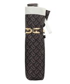 【ムーンバット/MOONBAT】の【耐風】FURLA(フルラ) 折りたたみ傘 モノグラム 8本骨 大きめ55cm 日本製 オフホワイト|ID: prp329100004778830 ipo3291000000034656807