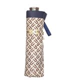 【ムーンバット/MOONBAT】の【耐風】FURLA(フルラ) 折りたたみ傘 モノグラム 8本骨 大きめ55cm 日本製 ネイビーブルー|ID: prp329100004778830 ipo3291000000034656810